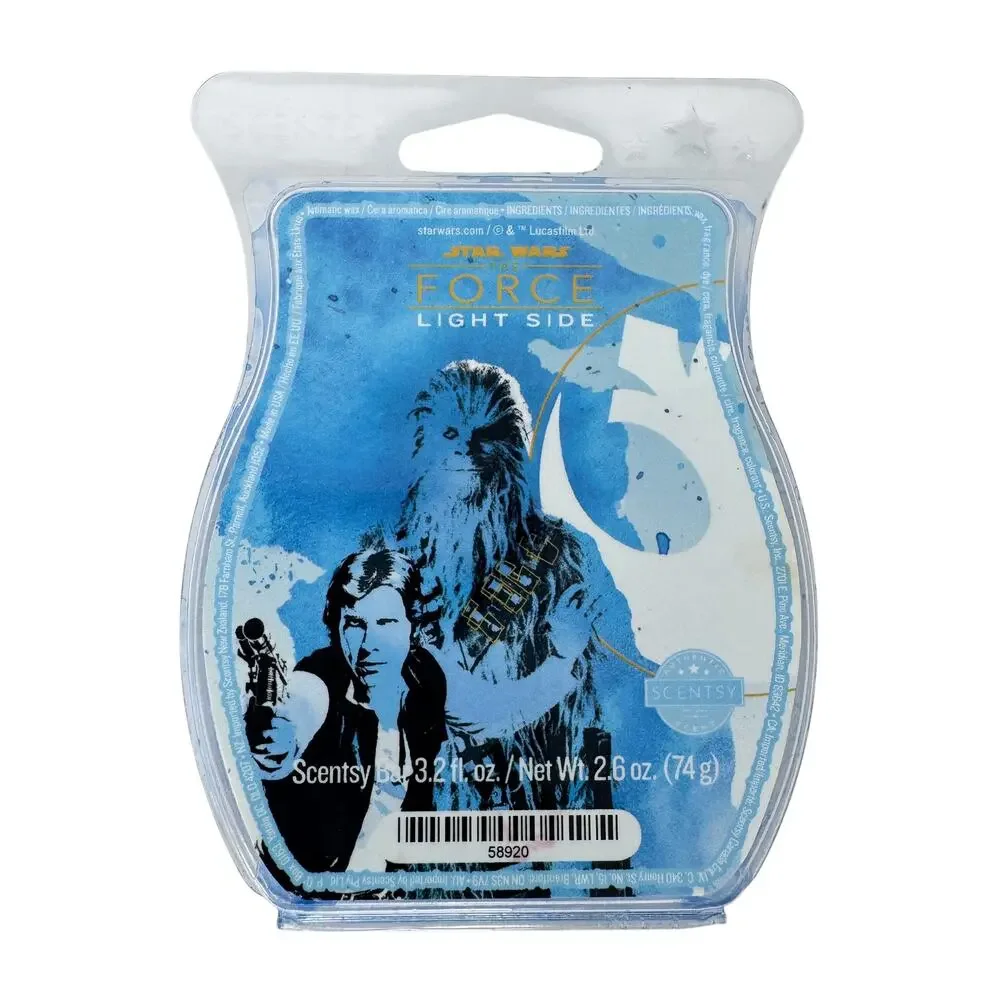 Star Wars The Force Light Side‎ Scentsy Bar Melt Wax Slow Burning 3.2 Fl Oz